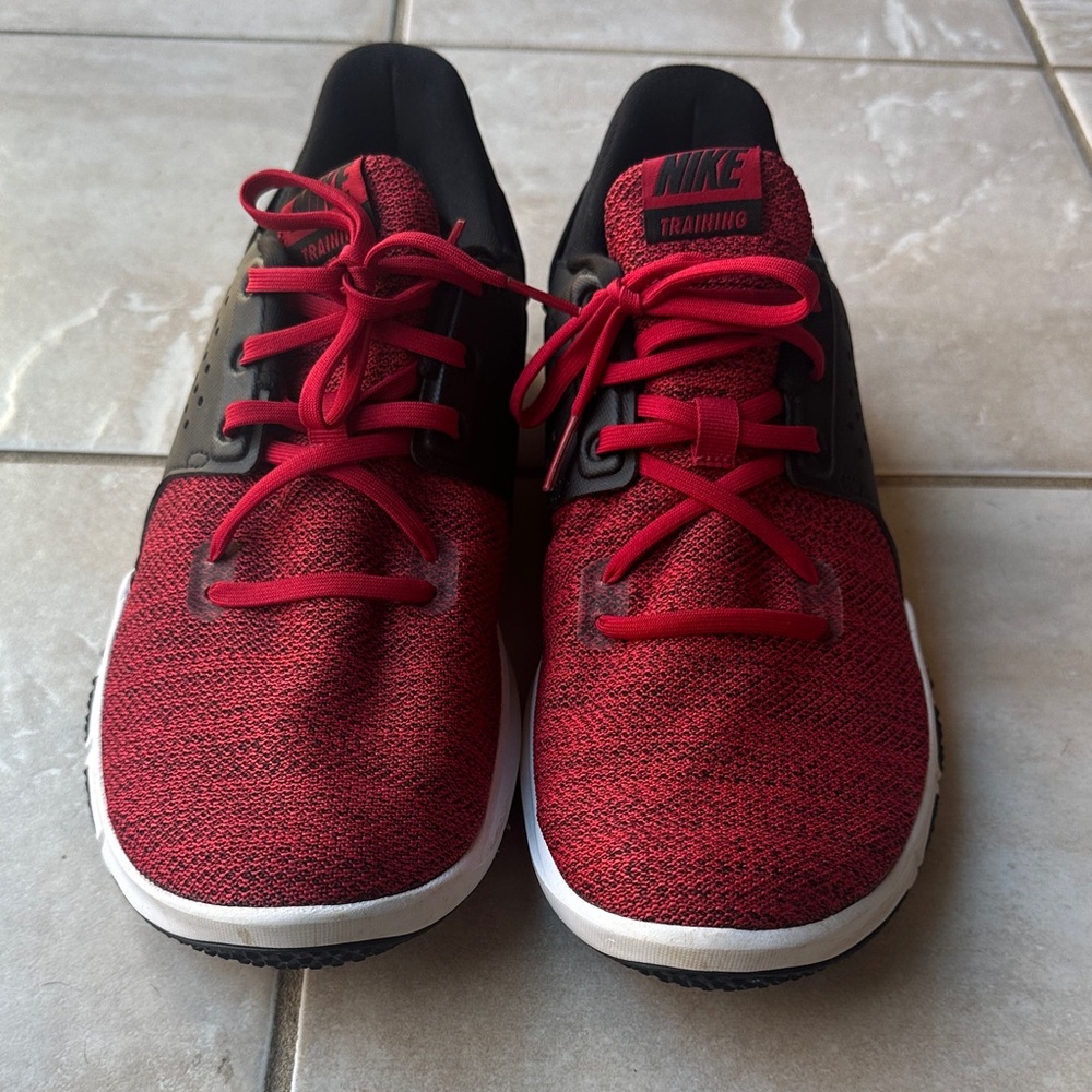 Nike Red and Black Athletic Shoes
